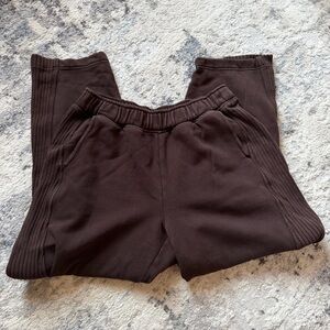 Aerie Oh Snap! Barrel Sweatpants Deep Earth